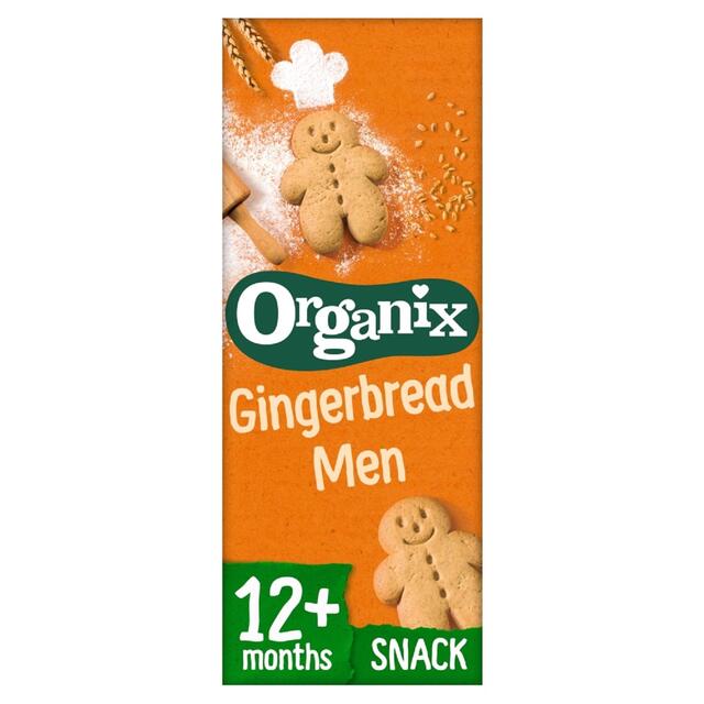 Organix Gingerbread Men Organic Toddler Snack Biscuits 135g