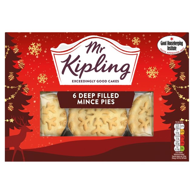 Mr Kipling Deep Minding Pies 6 pro Pack