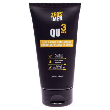 ZEOS For Men QU3 Face & Body Moisturiser 150ml