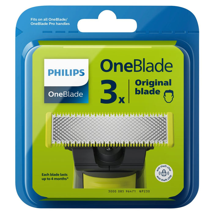 Philips OneBlade 3 Pack Rlade Recars