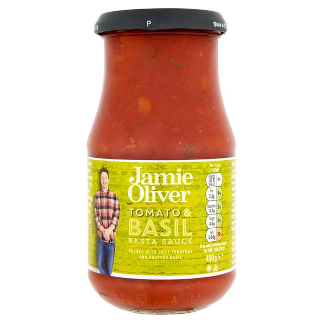 Jamie Oliver Salsa De Tomate Y Albahaca Para Pasta 400g 