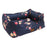 Joules Floral Square Dog Bed Large