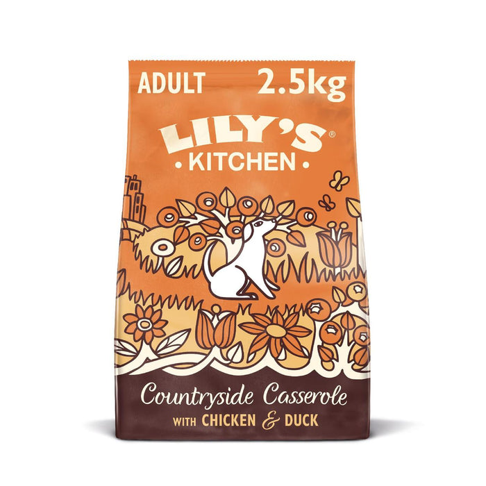 Lily's Kitchen Dog Chicken & Duck Countryside Auflauf Erwachsener Trockenfutter 2,5 kg