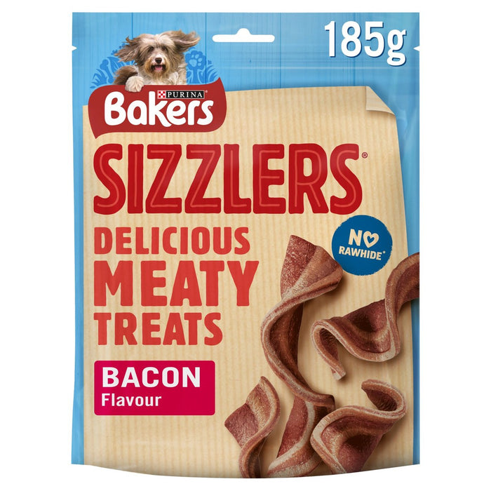 Les boulangers grésillent les grésillements de chiens Bacon 185g