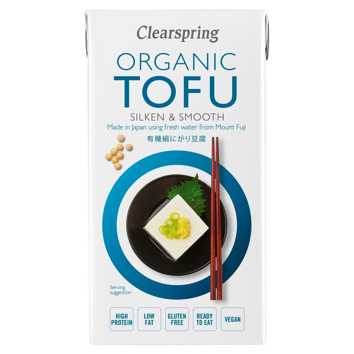 Clearspring Bio -japanischer japanischer Seiden und glattes Tofu 300G