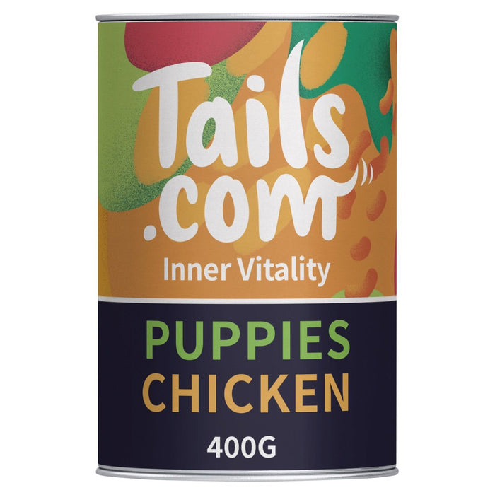 Tails.com Vitalidad interna Puppy Dog Food Food Chicken 400G