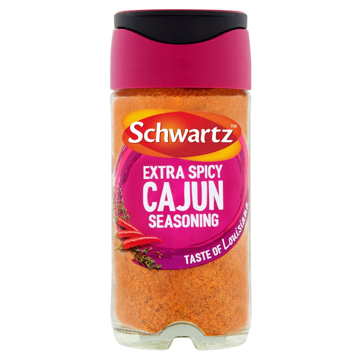 Schwartz perfekt schütteln extra scharfes Cajun -Gewürz Jar 42g