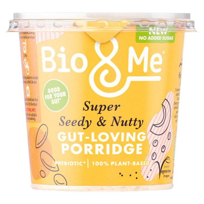 Bio & moi Super Seedy & Nutty Gut Loving Porridge Pot 58G